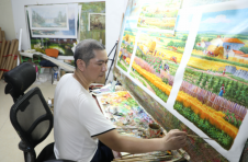 江西黎川农民画师：用画笔勾勒乡村新风貌